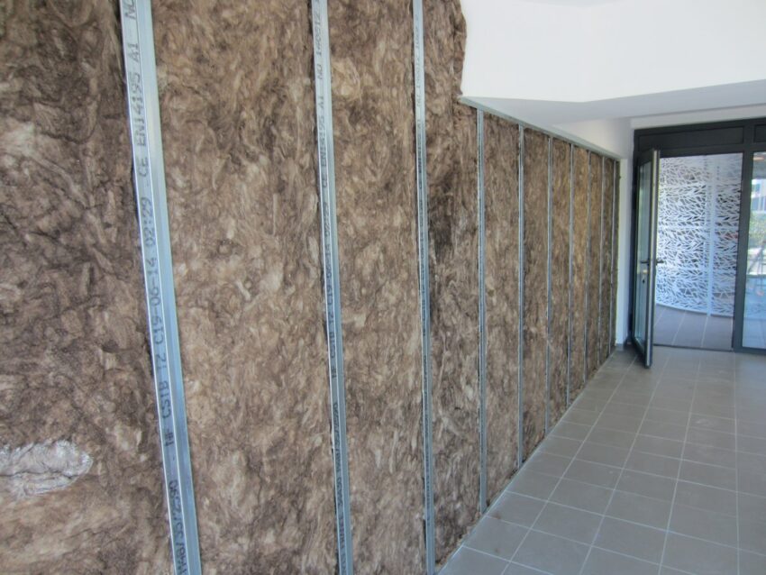 Isolation phonique mur