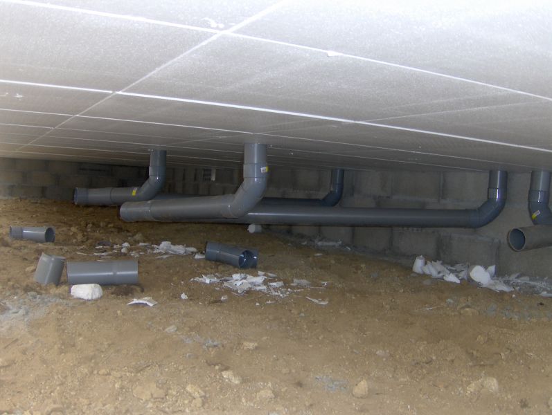 Isolation des sols sur vide-sanitaire